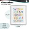 Stupell Industries Fun Learning To Count Framed Print Under Glass, design by Carla Daly